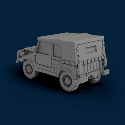 DKW Munga 6×6 Field Car Miniature