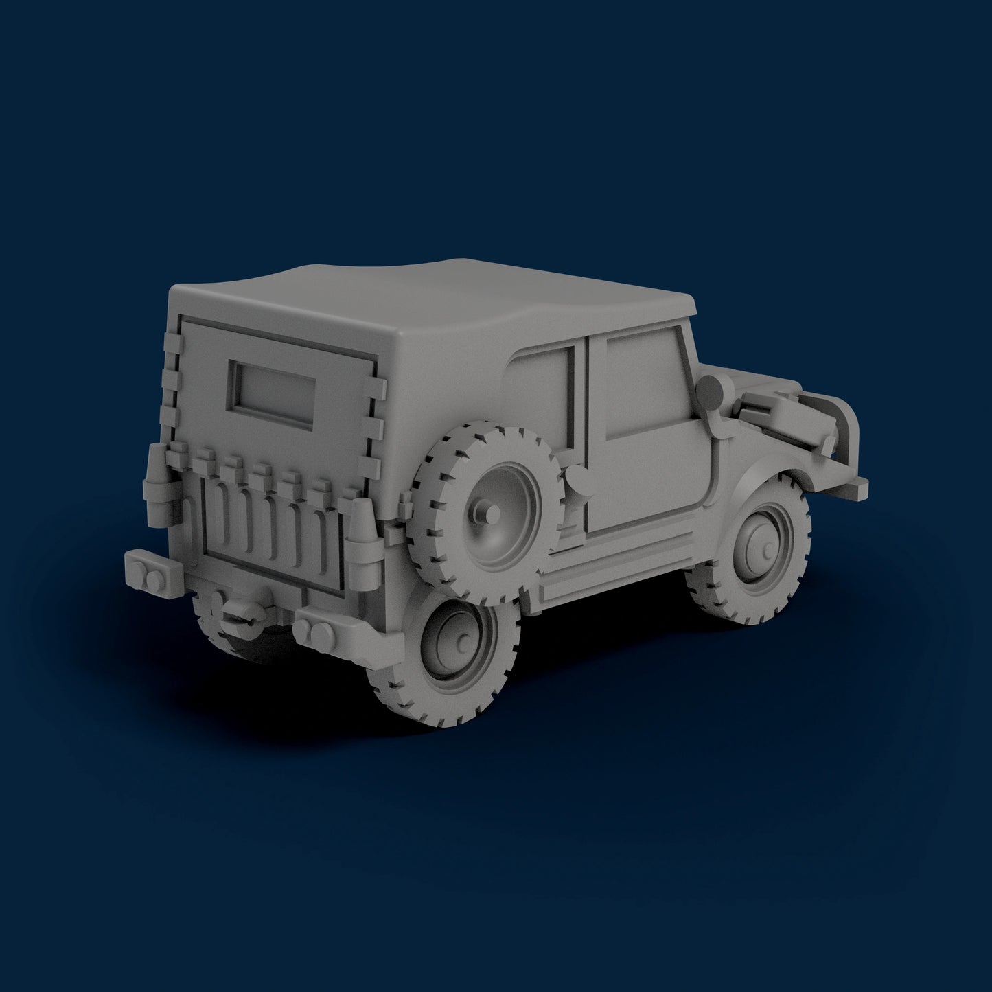 DKW Munga 6×6 Field Car Miniature