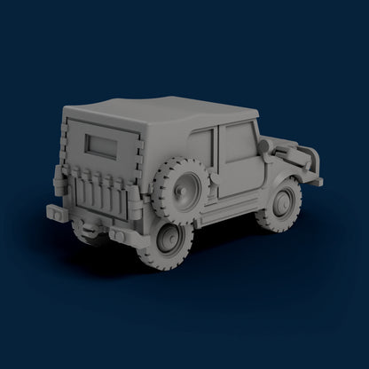 DKW Munga 6×6 Field Car Miniature