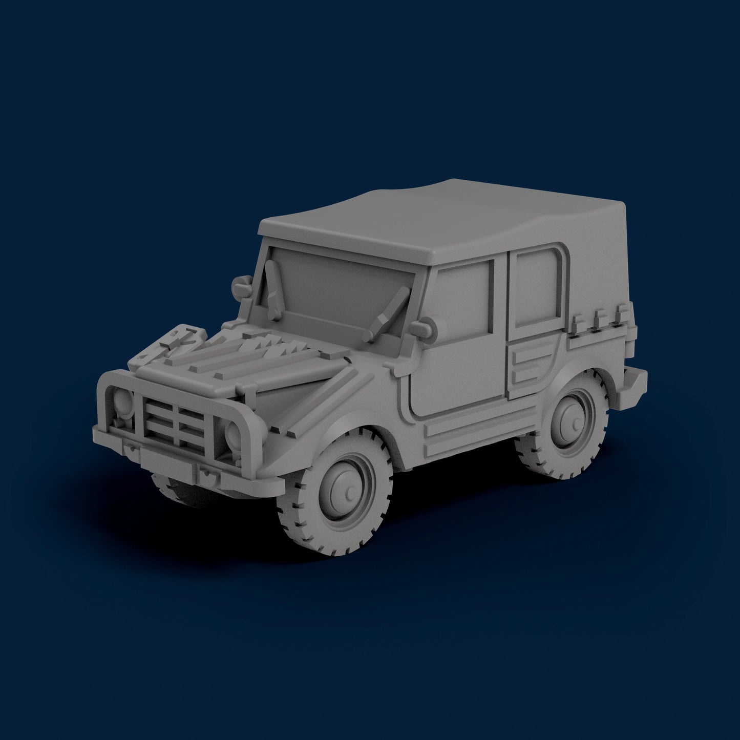DKW Munga 6×6 Field Car Miniature
