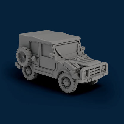 DKW Munga 6×6 Field Car Miniature