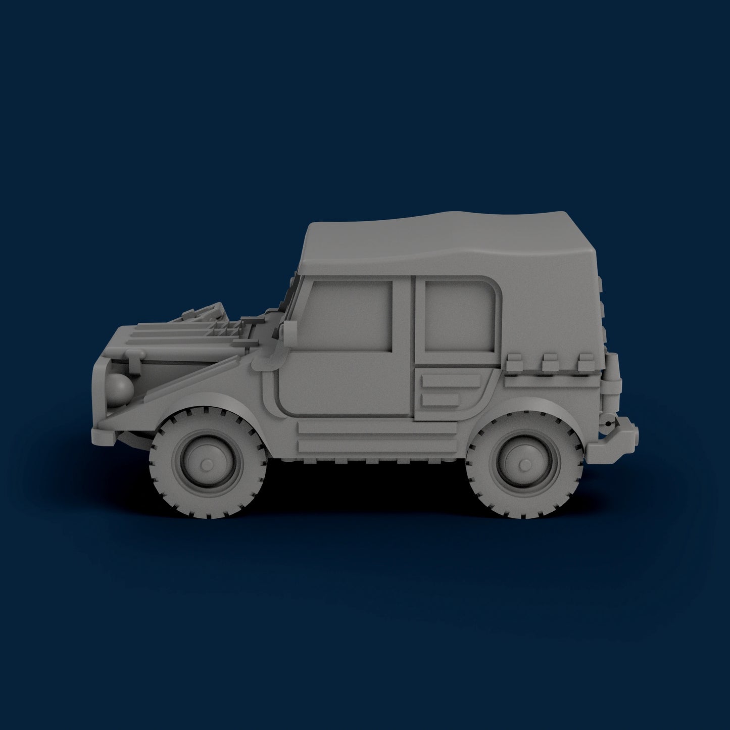 DKW Munga 6×6 Field Car Miniature