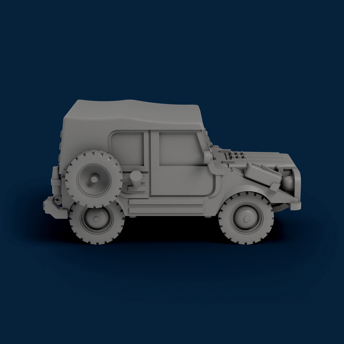 DKW Munga 6×6 Field Car Miniature