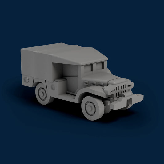 Dodge WC52 Weapon Carrier Closed Miniature