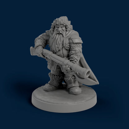 Dwarven Explorer Miniature