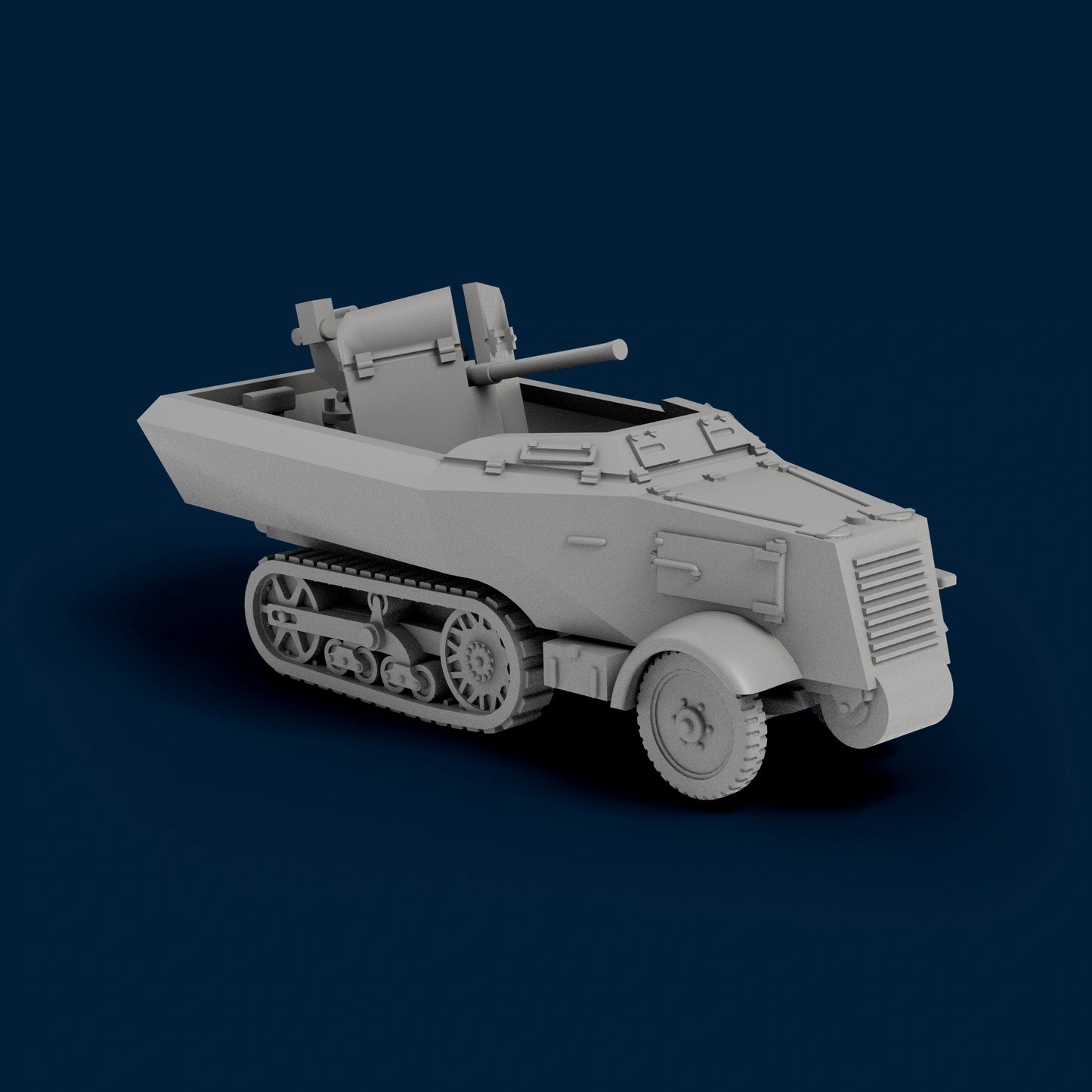 Flak 38 Selbstfahrlafette auf leSPW U304(f) Miniature
