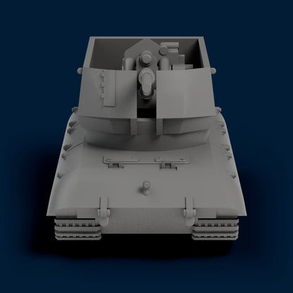 Flakpanzer E-100 12.8cm Miniature