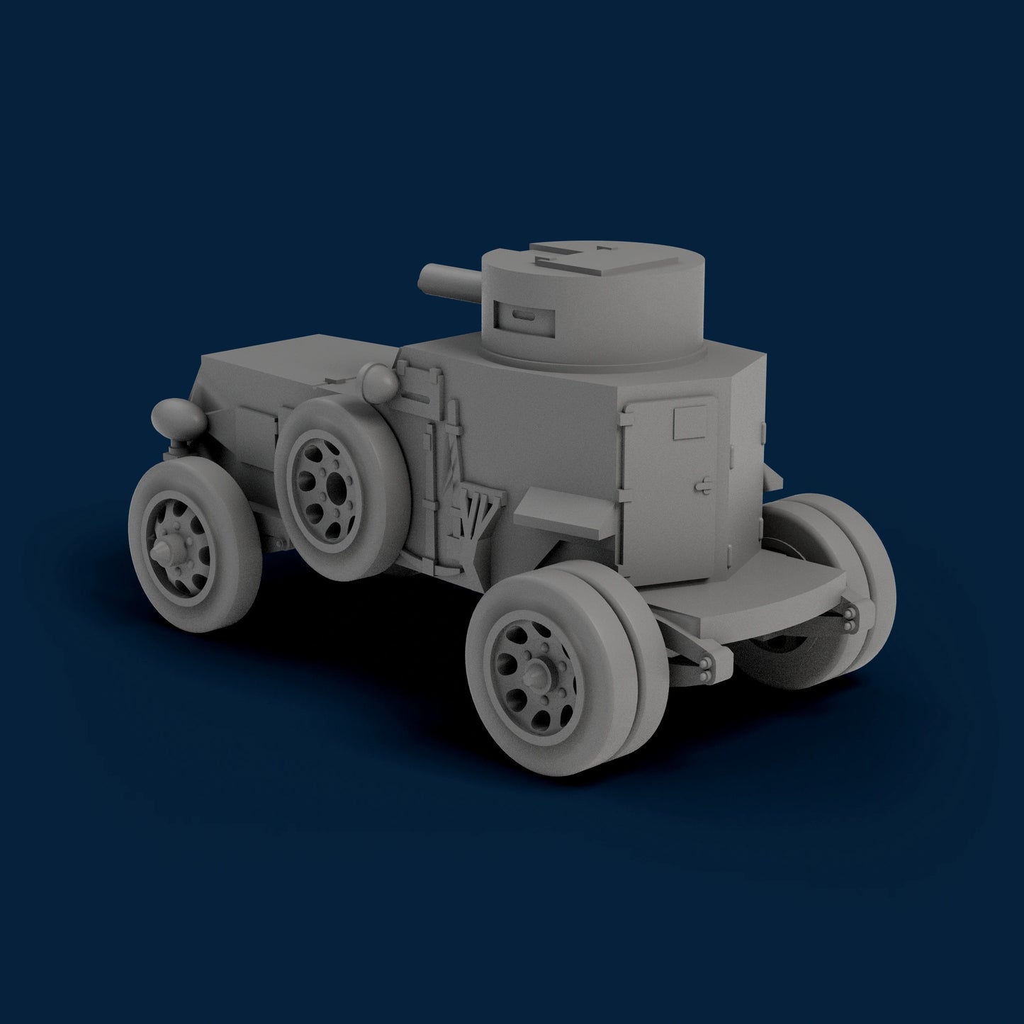 Franklin T7 Armored Car Miniature