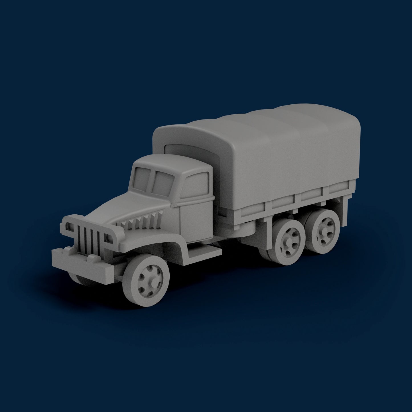 GMC CCKW 253 Steel Cab Closed Top Miniature