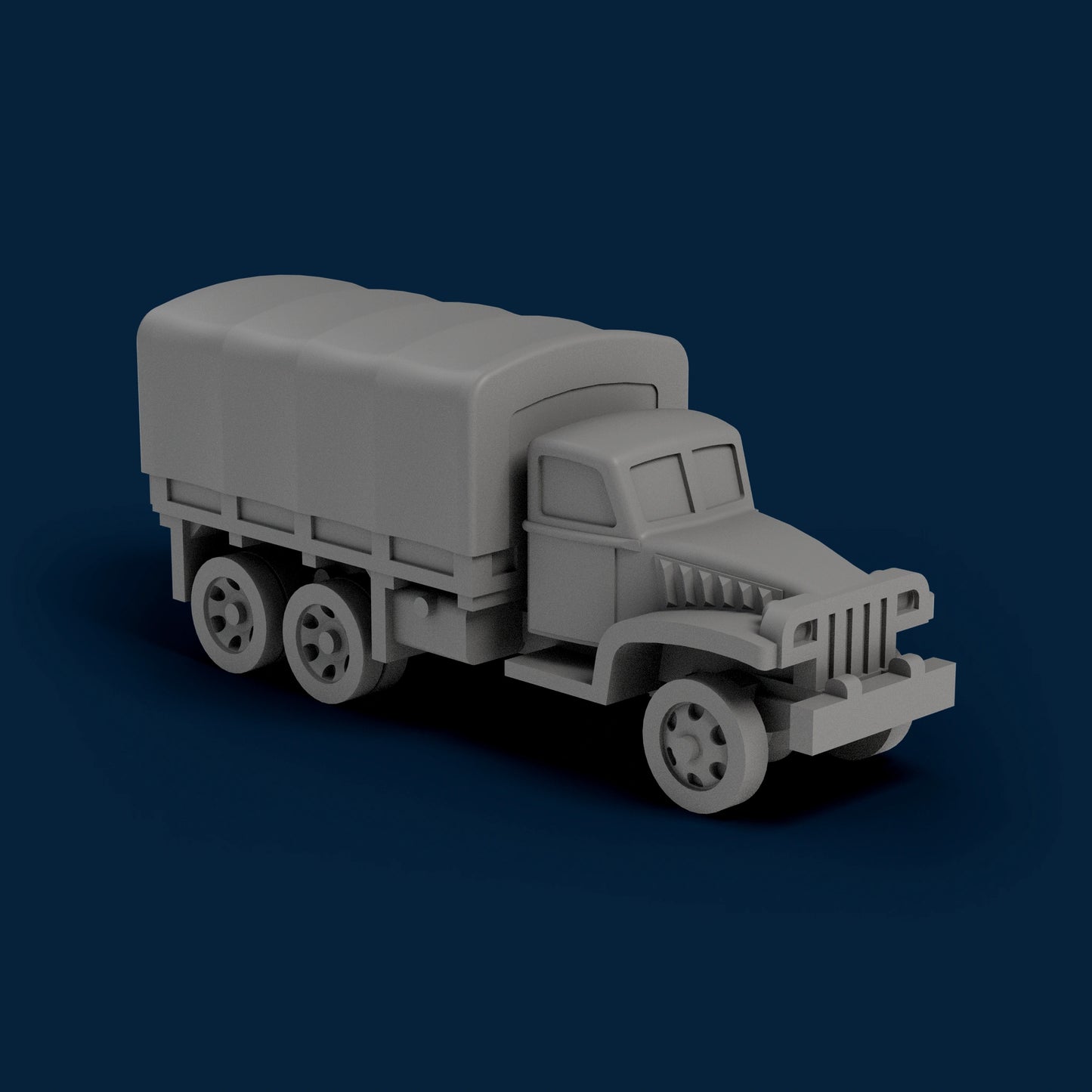 GMC CCKW 253 Steel Cab Closed Top Miniature