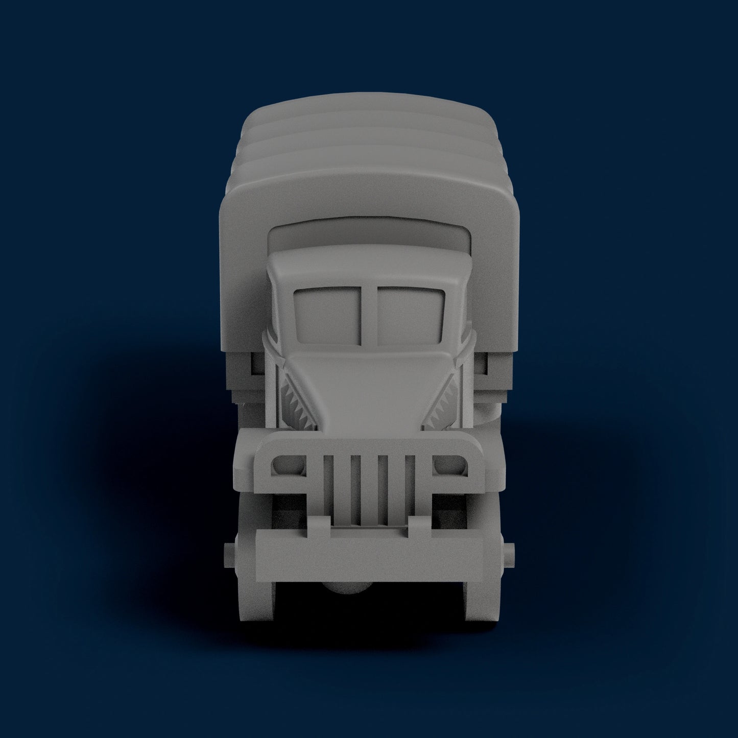 GMC CCKW 253 Steel Cab Closed Top Miniature