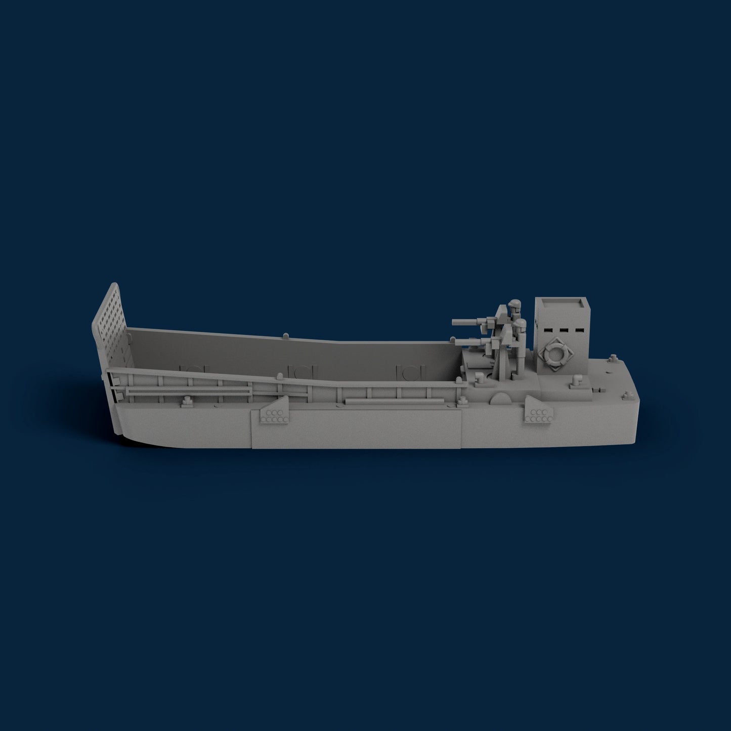 Higgins Boat (Turrets) Miniature