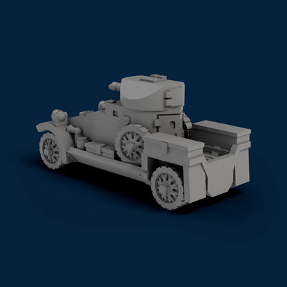 Lanchester Armored Car Miniature