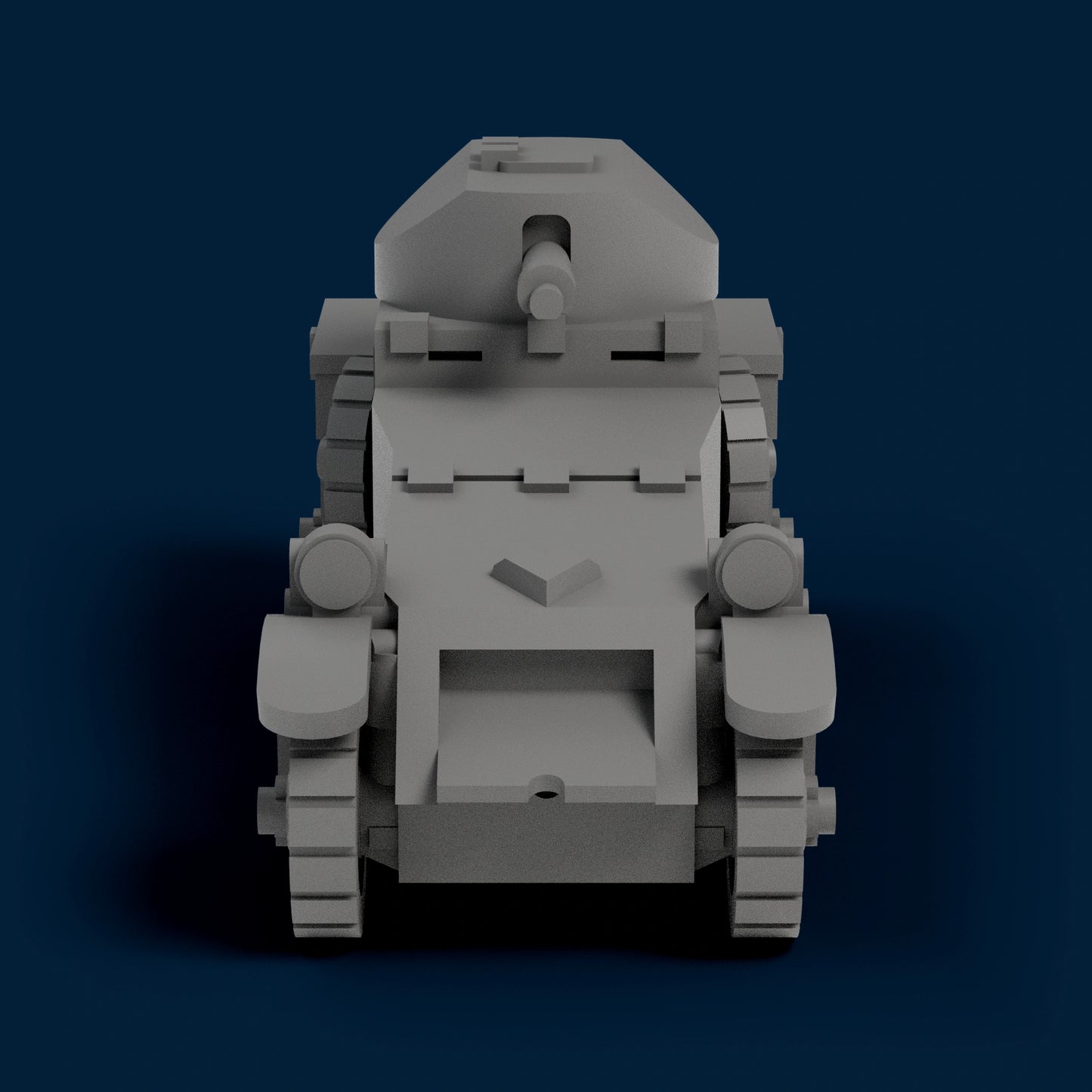 Lanchester Armored Car Miniature