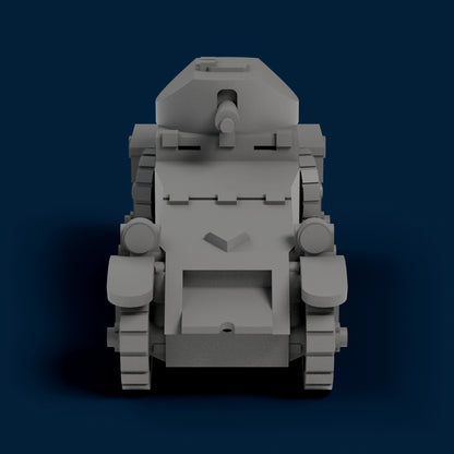 Lanchester Armored Car Miniature