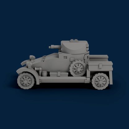 Lanchester Armored Car Miniature