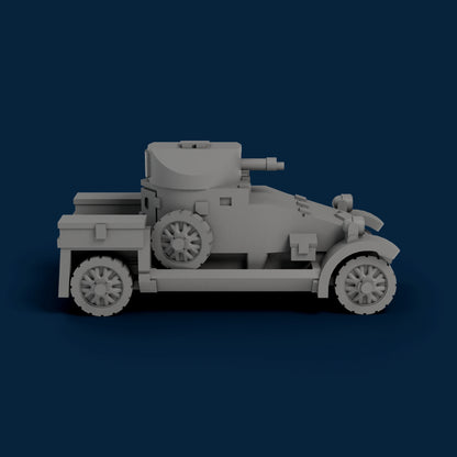 Lanchester Armored Car Miniature
