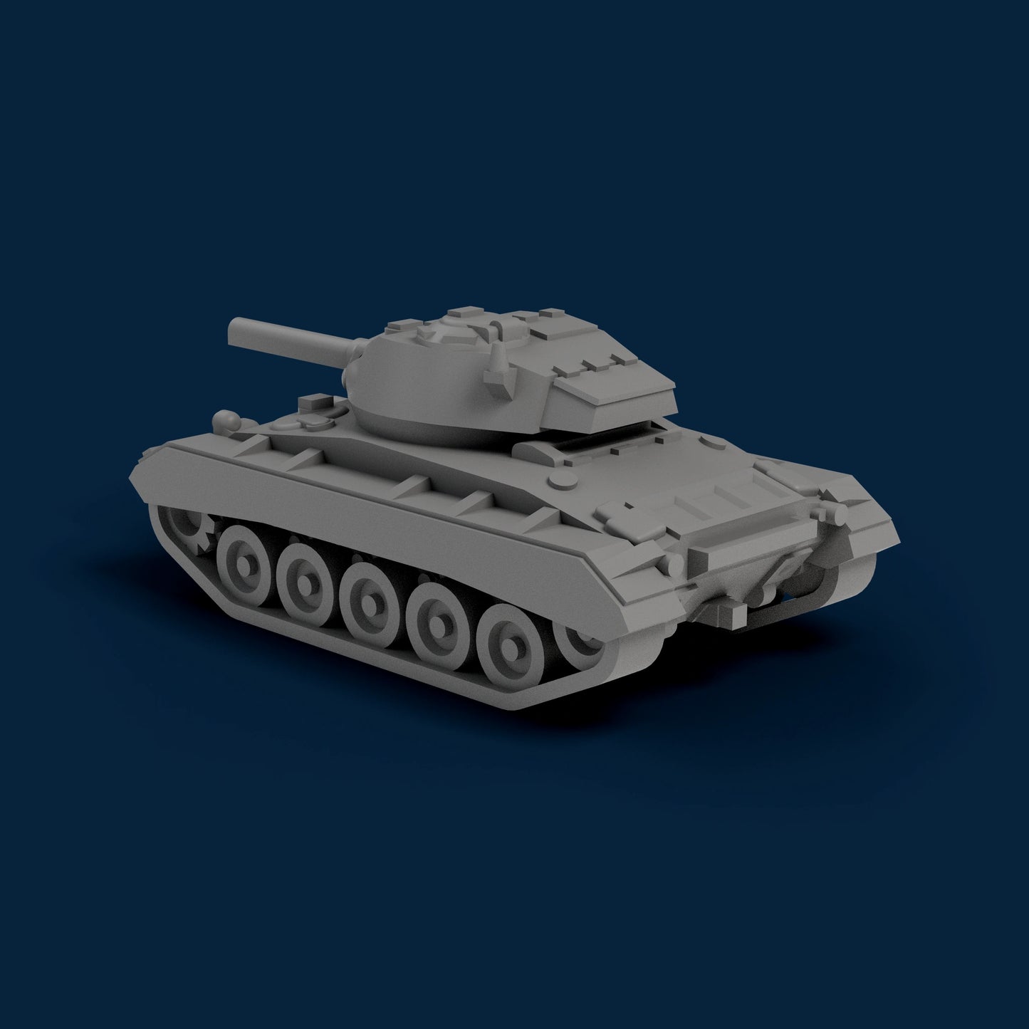 M24 Chaffee Mudguard Miniature