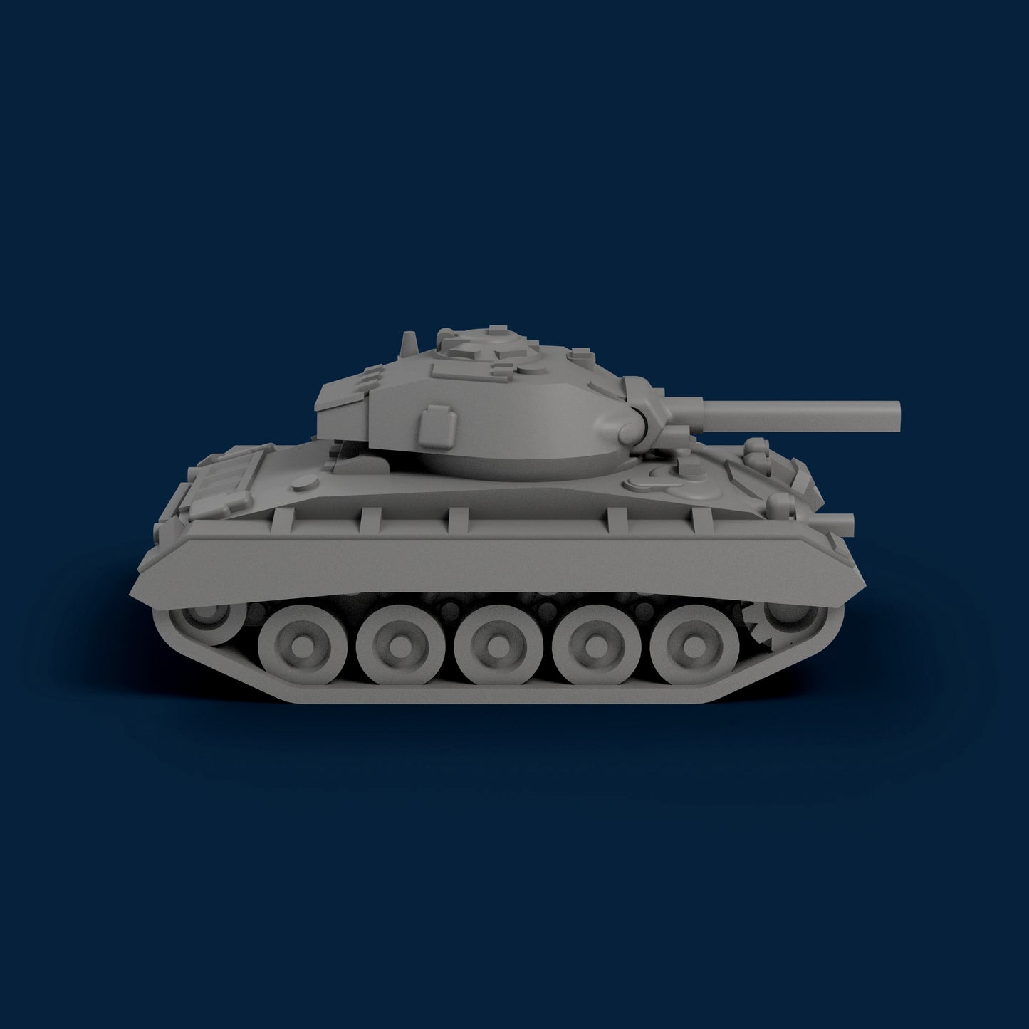 M24 Chaffee Mudguard Miniature