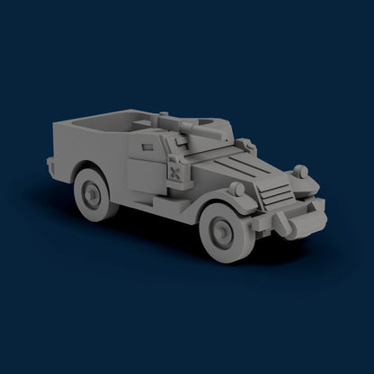 M3A1 Scout Car Miniature