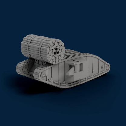 Mark I With Fascine Miniature