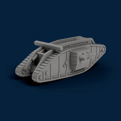 Mark IV Hermaphrodite (MGs and Cannons) Miniature