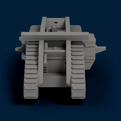 Mark IV Hermaphrodite (MGs and Cannons) Miniature
