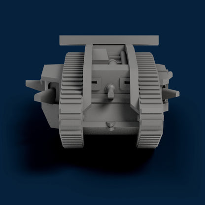 Mark IV Hermaphrodite (MGs and Cannons) Miniature