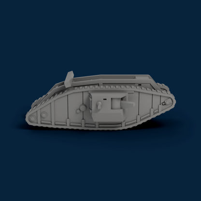 Mark IV Hermaphrodite (MGs and Cannons) Miniature
