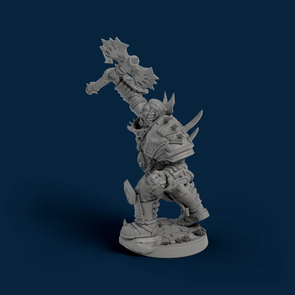 Old Orc Warrior Miniature