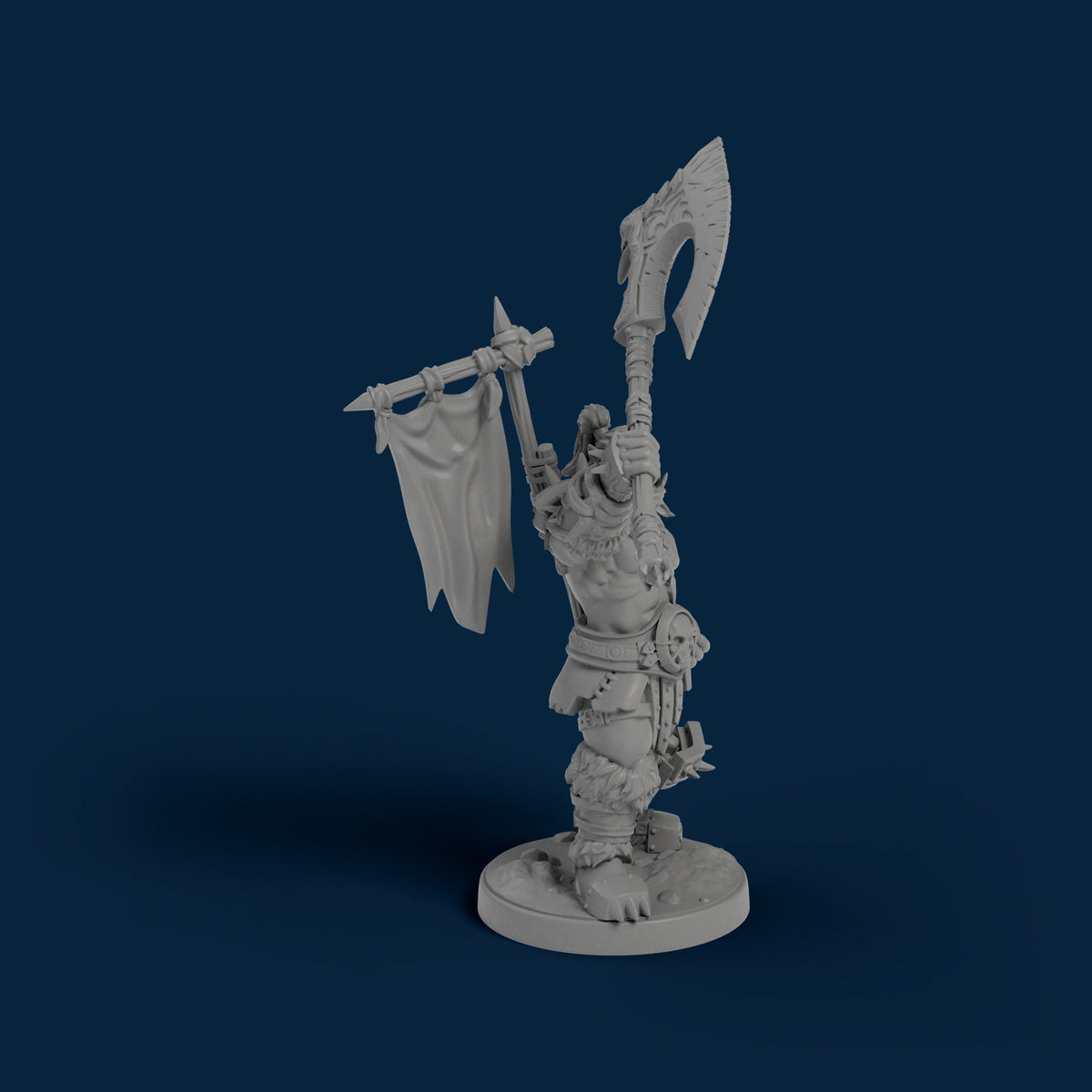 Orc Blademaster Miniature