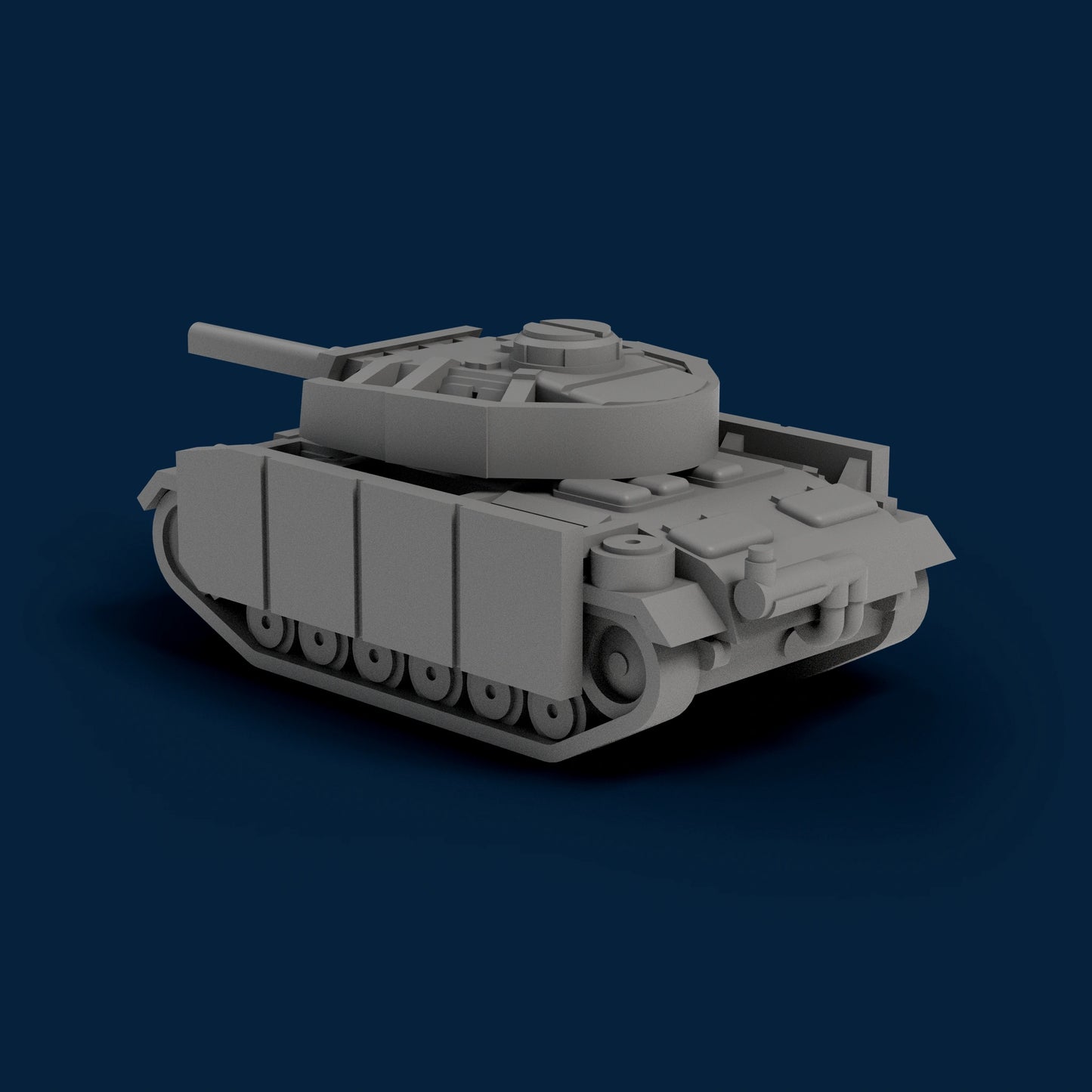 Panzer III With Side Skirts Miniature