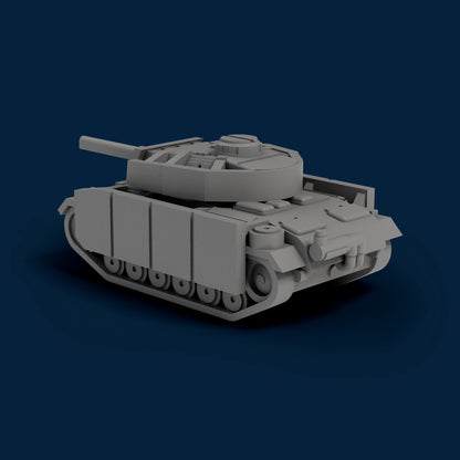 Panzer III With Side Skirts Miniature