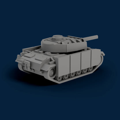 Panzer III With Side Skirts Miniature