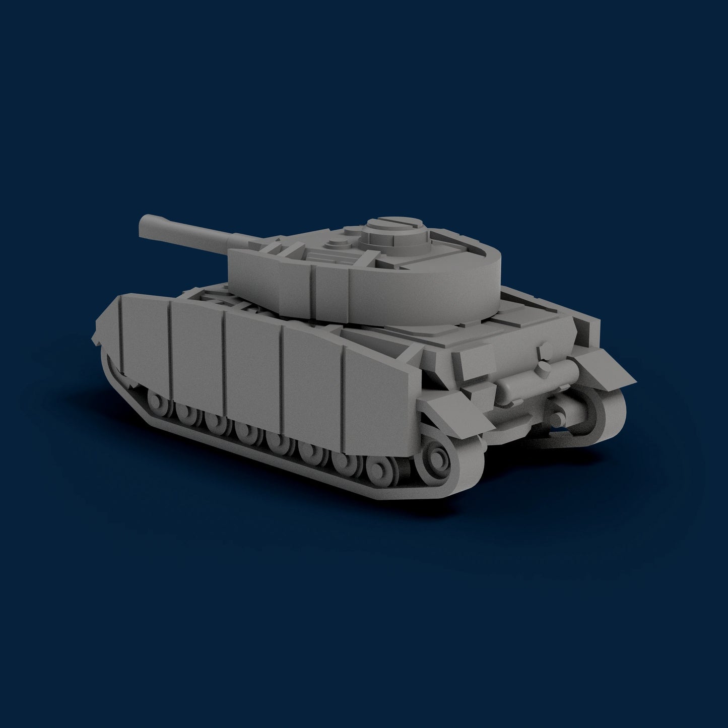 Panzer IV with Side Skirts Miniature