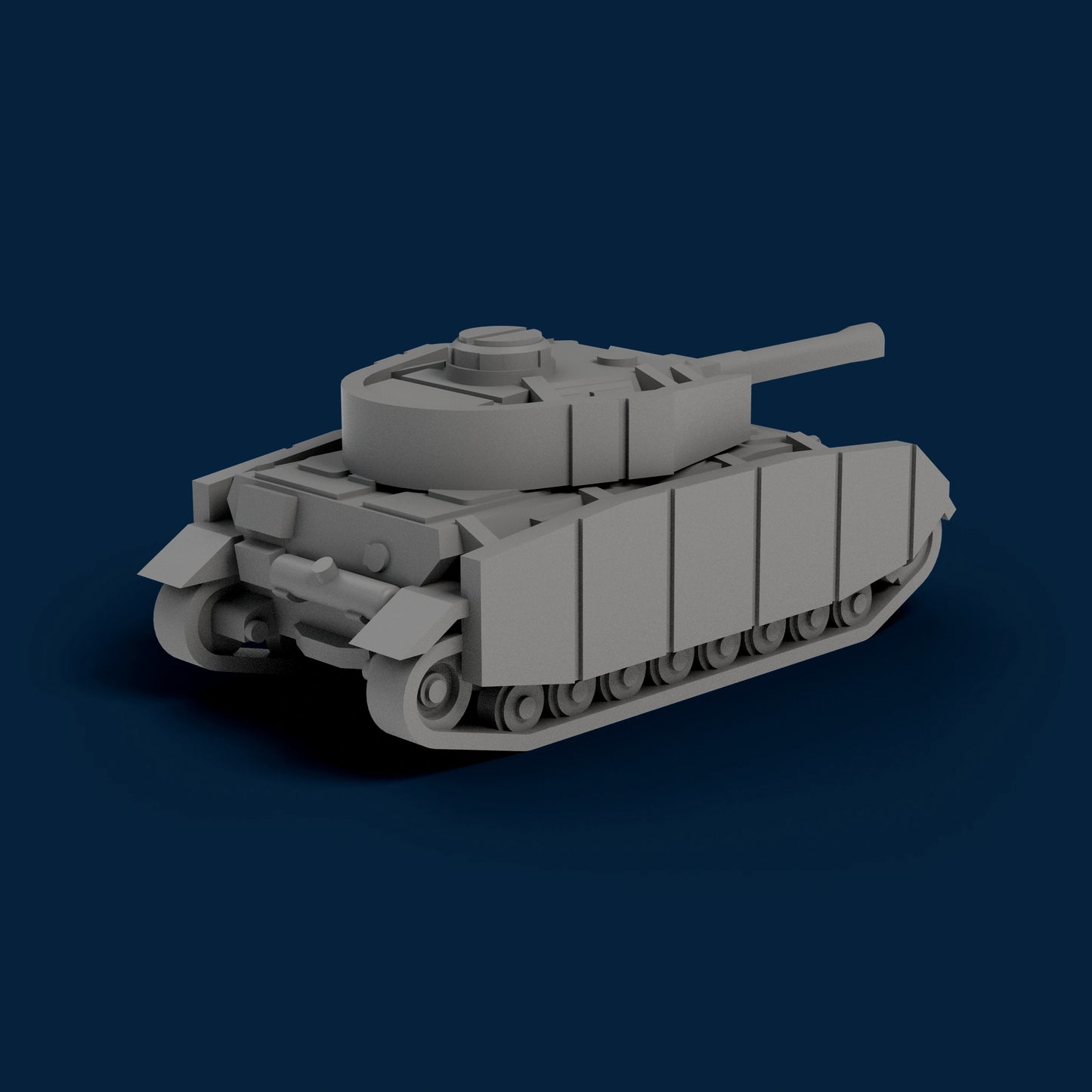 Panzer IV with Side Skirts Miniature