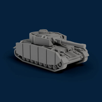 Panzer IV with Side Skirts Miniature