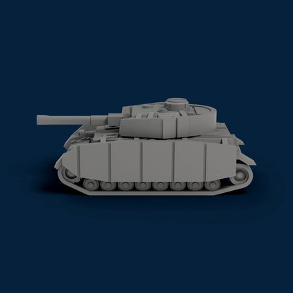 Panzer IV with Side Skirts Miniature