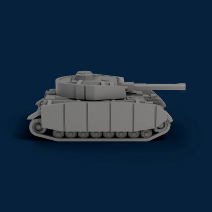 Panzer IV with Side Skirts Miniature