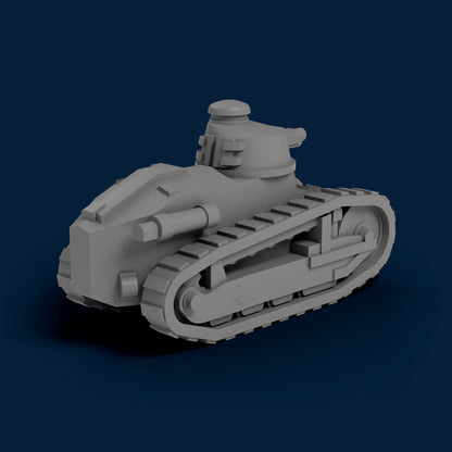 Renault FT Without Tail Miniature