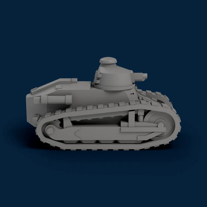 Renault FT Without Tail Miniature