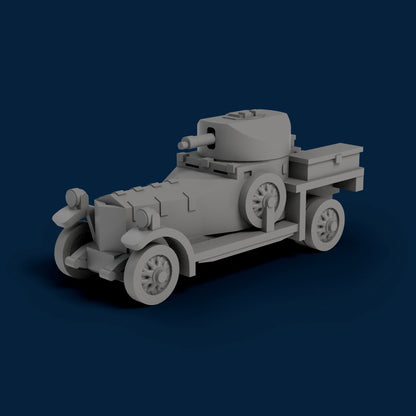 RNAS Armored Car Miniature