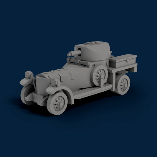 RNAS Armored Car Miniature