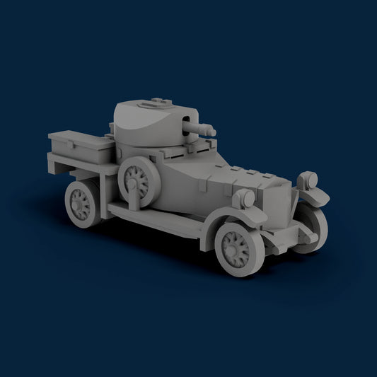 RNAS Armored Car Miniature