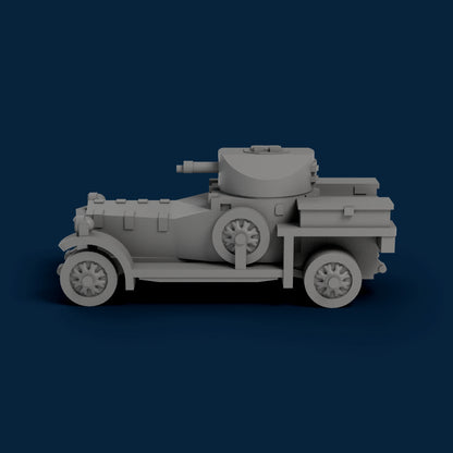 RNAS Armored Car Miniature