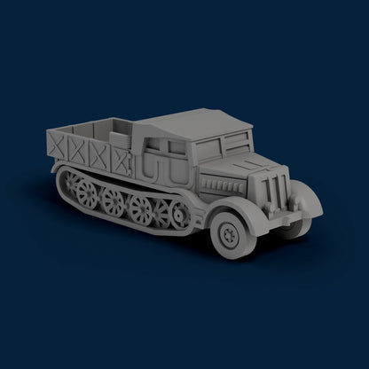 Sd.Kfz. 9 Closed Sides Open Top Miniature