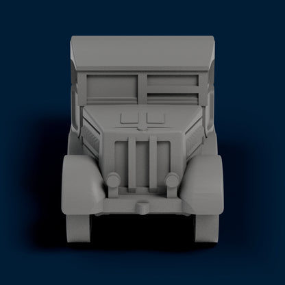 Sd.Kfz. 9 Closed Sides Open Top Miniature