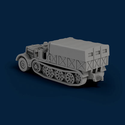 Sd.Kfz. 9 Open Front Closed Back Miniature