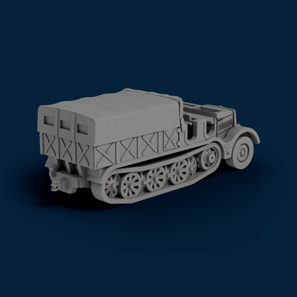 Sd.Kfz. 9 Open Front Closed Back Miniature