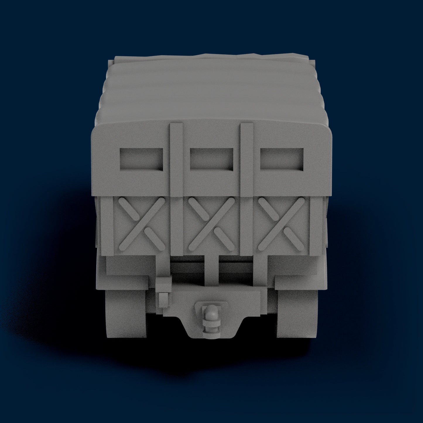 Sd.Kfz. 9 Open Front Closed Back Miniature